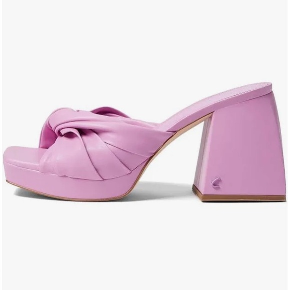 Circus By Sam Edelman Marianna Pink Chunky Heel Sandals Size 6.5 - Picture 3 of 9